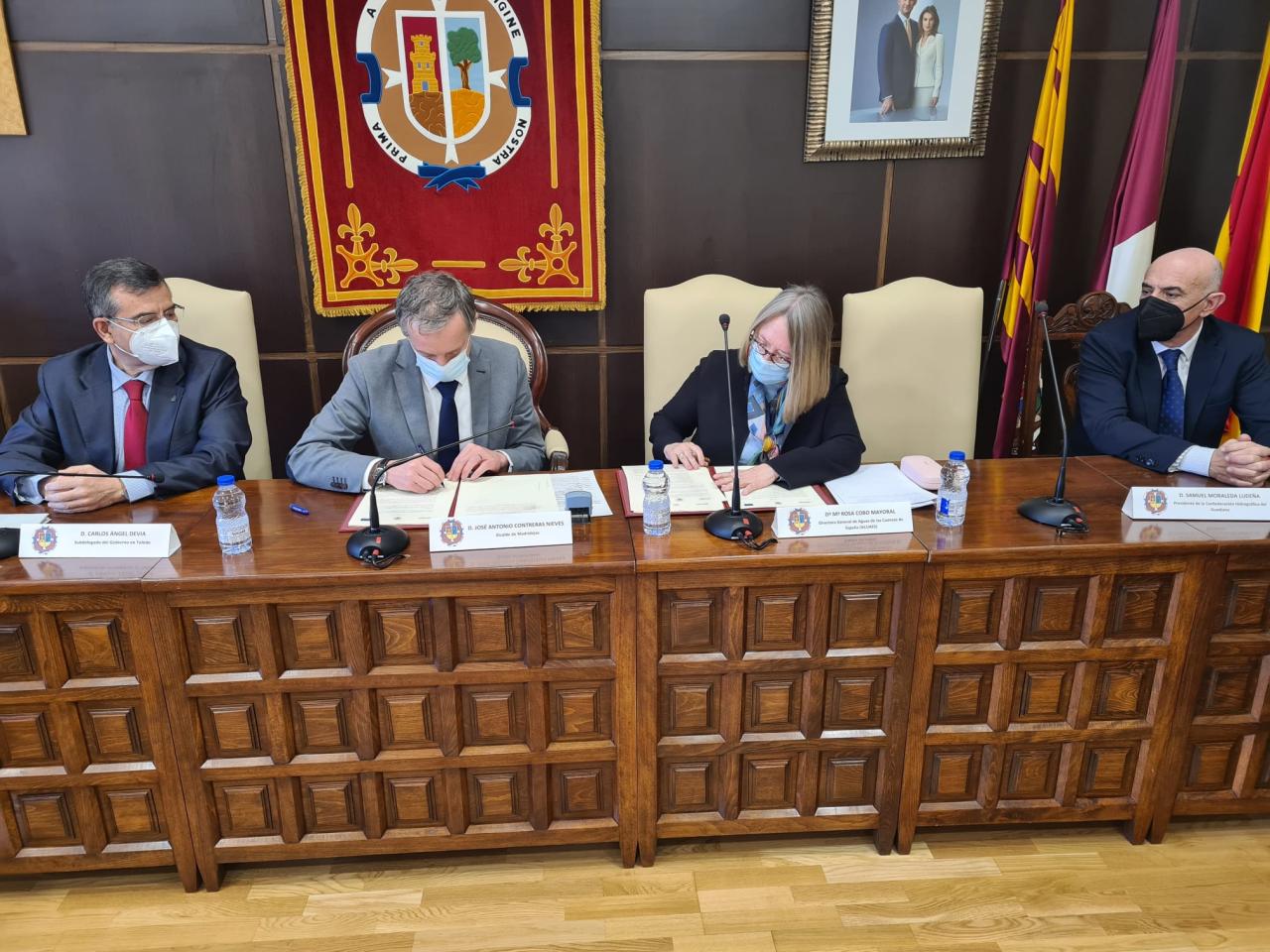 ACUAES y el Ayuntamiento de Madridejos firman una adenda al convenio suscrito en 2019 para invertir 8,4 M€ en la construcción de una nueva depuradora, un tanque de tormentas y colectores en el municipio