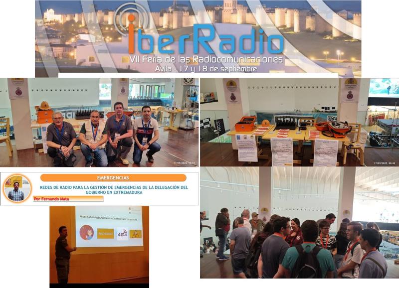 La Delegación del Gobierno en Extremadura ha participado en la VII Feria de las Radiocomunicaciones (IBERRADIO 2022)