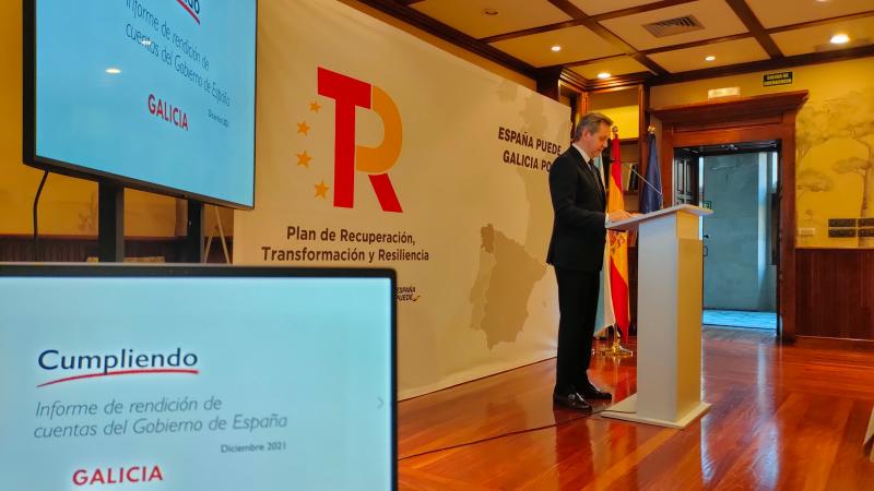 José Miñones afirma que “el Gobierno más inversor de la historia en Galicia” saldó en 2021 deudas históricas con 5.000 millones de euros