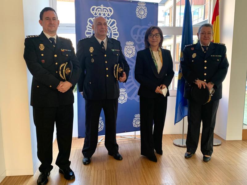 *Maica  *Larriba destaca a dilatada traxectoria do novo xefe local de Operacións da Policía Nacional de Vigo
