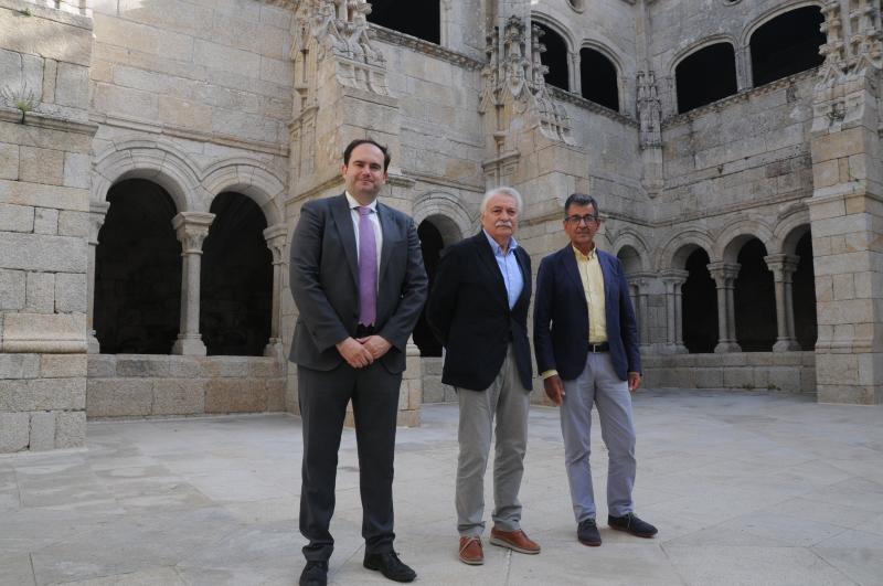 Emilio González anuncia que el Gobierno invertirá 1,17 millones de euros en la mejora ornamental y rehabilitación patrimonial del Monasterio de Santo Estevo de Ribas de Sil