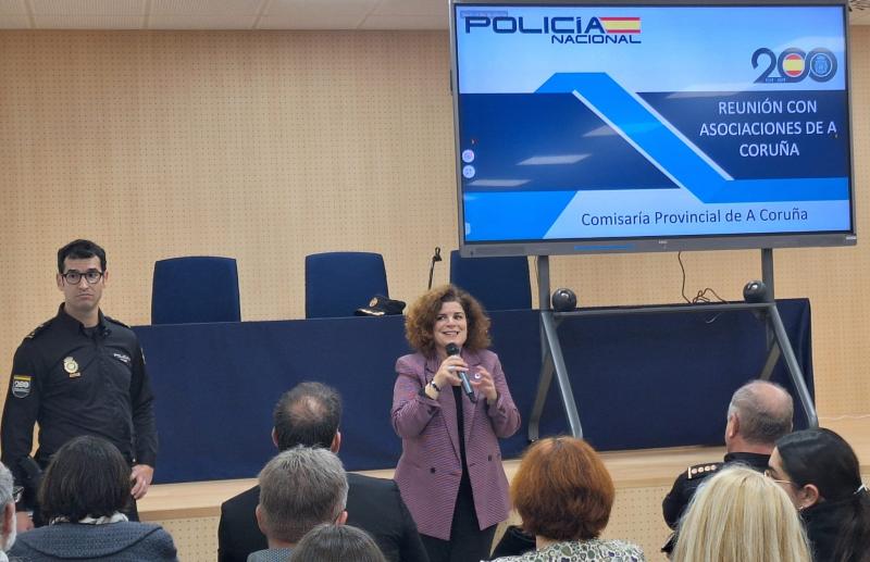 María Rivas sinala a importancia da participación e da colaboración cidadá en materia de seguridade