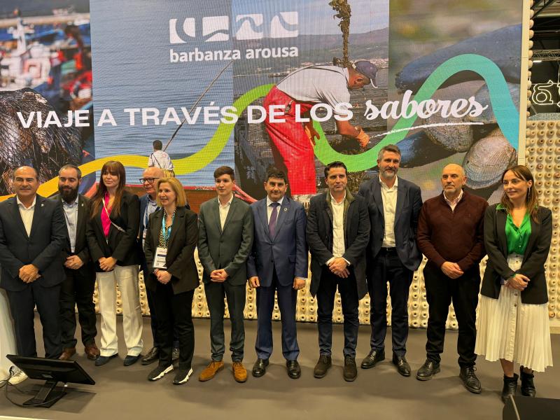 Pedro Blanco participa en Fitur en la presentación de la nueva campaña del Plan de Sostenibilidad Turística en Destino 'Geodestino Barbanza Arousa. Un viaje a través de los sabores"